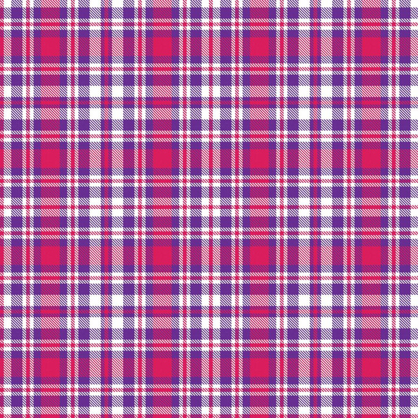 Purple Plaid, checkered, tartan seamless pattern suitable for fashion textiles and graphics - Vector, Image