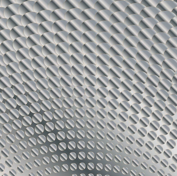abstrait fond métallique avec des cercles - Vecteur, image