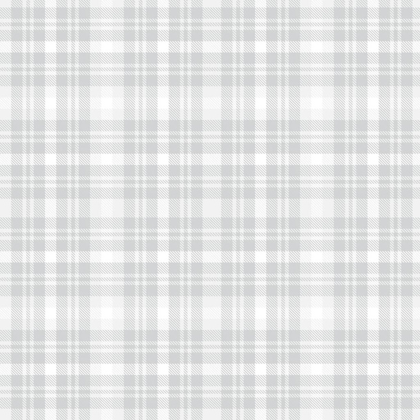 Λευκό καρό, καρό, tartan αδιάλειπτη μοτίβο κατάλληλο για υφάσματα μόδας και γραφικά - Διάνυσμα, εικόνα