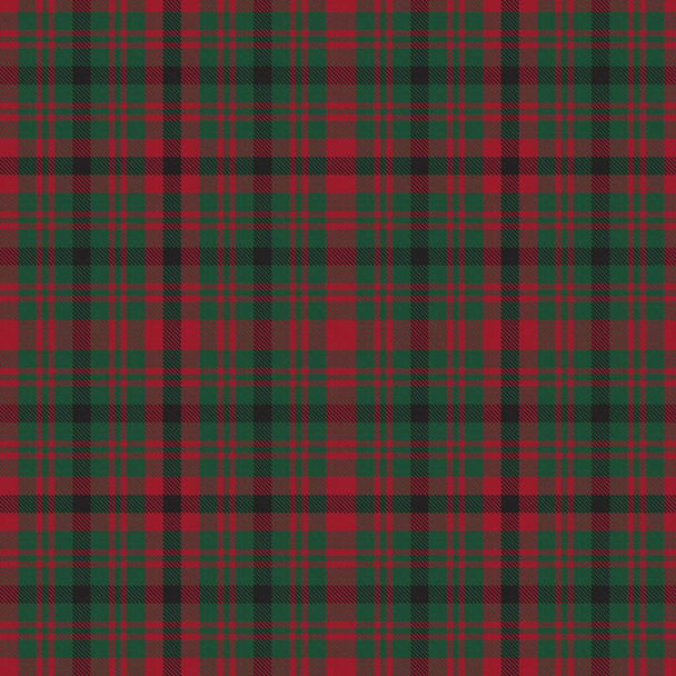 Christmas Plaid, checkered, tartan seamless pattern suitable for fashion textiles and graphics - Vector, Image