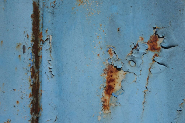 Pintura pelada oxidación metal textura áspera - Foto, Imagen