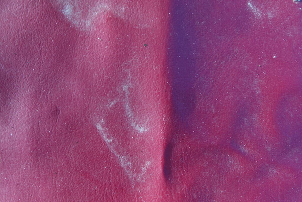 Creased plastic red abstract texture - Photo, Image