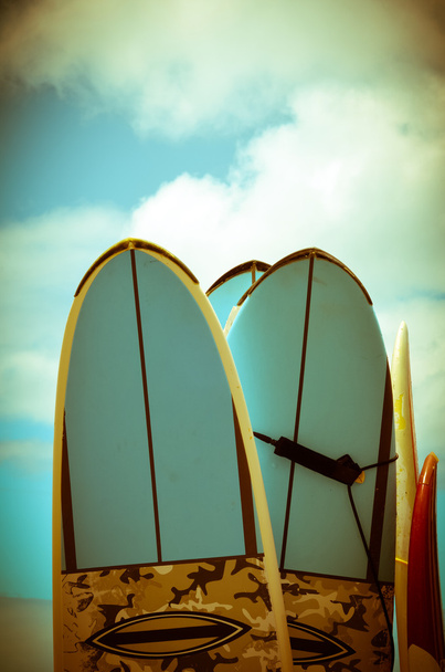 Vintage surfplanken - Foto, afbeelding