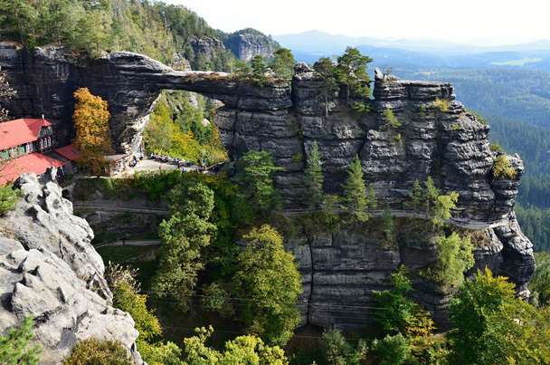 Nationalpark tschechische Schweiz Pravcice Steintor - Foto, Bild