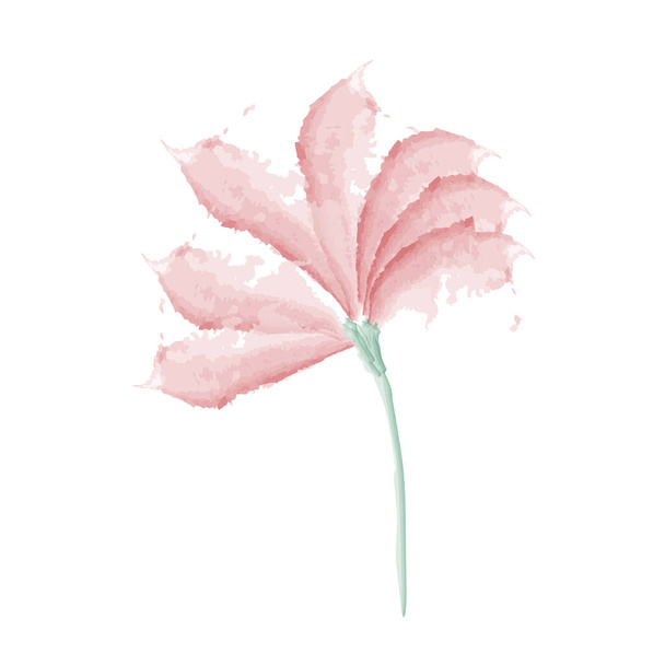 ilustração flor aquarela abstrata para impressão
 - Vetor, Imagem