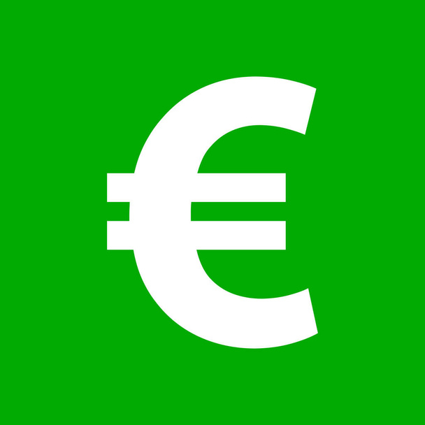 Euró és háttér mint vektor illusztráció - Vektor, kép