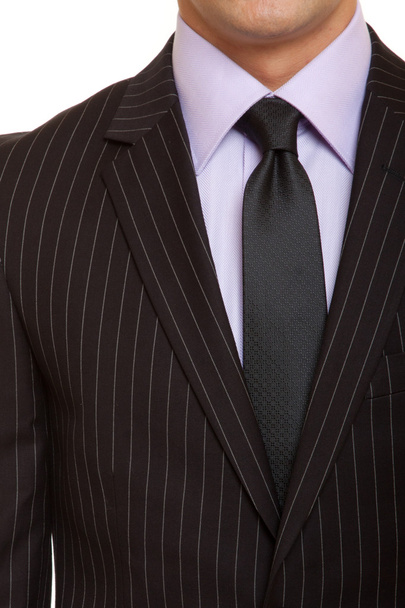 Black suit with black tie - Photo, Image