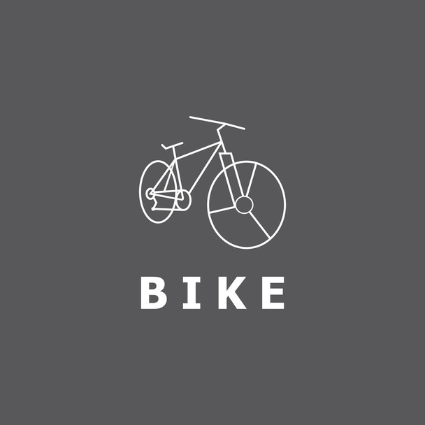 Bicycle Icon Vector Design  Template Illustration - Vetor, Imagem
