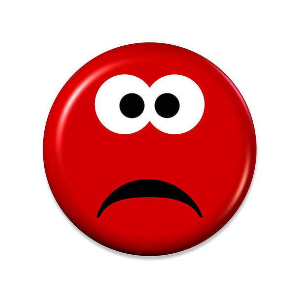 Emoji de mauvaise humeur - Photo, image