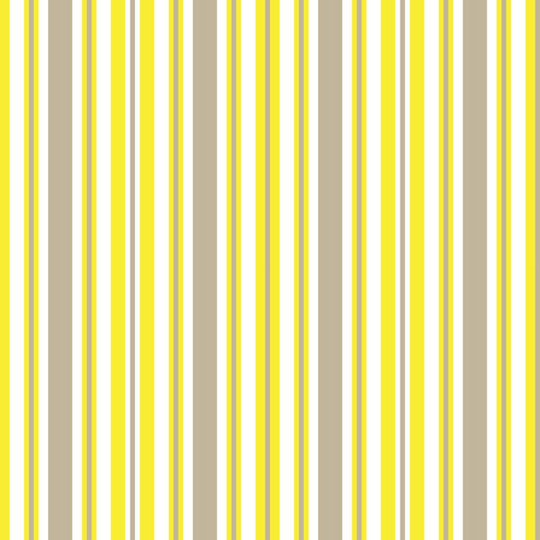 Yellow vertical striped seamless pattern background suitable for fashion textiles, graphics - Vector, Image