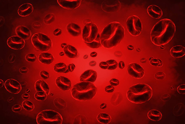 Кров'яні клітини.3d цифрова ілюстрація
 - Фото, зображення