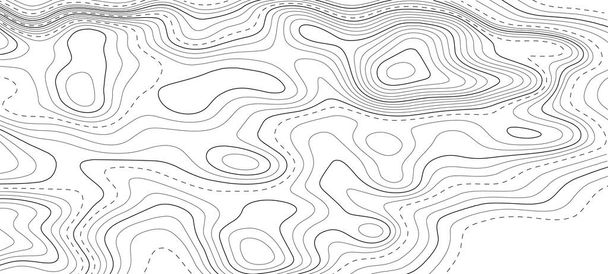 Topographic map background. Grid map. Abstract vector illustration. 3d - Vector, Image