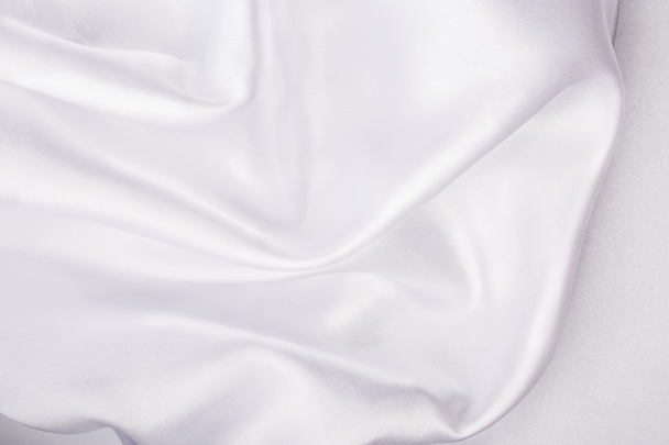 White silk fabric - Zdjęcie, obraz