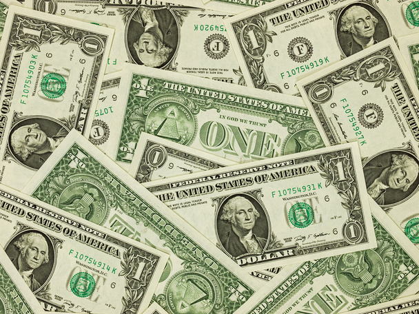 US One Dollar Bill Background - Photo, Image