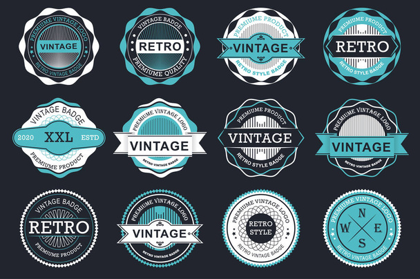 Collection sale labels. Stickers premium quality flat style for social media ads and banners, website badges, marketing, labels and stickers for online shopping templates. Vector illustration. - Vector, Image