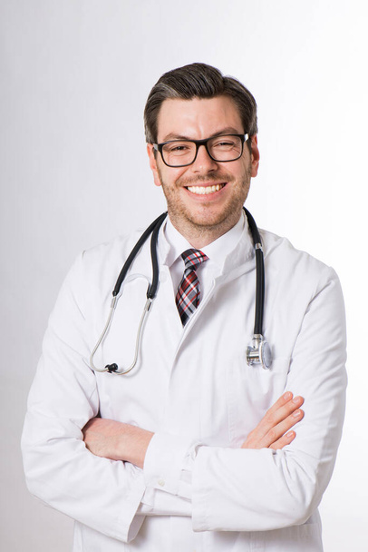 Doctor isolated on white background - Photo, Image