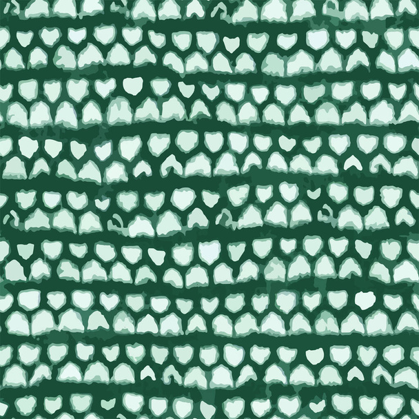 Απρόσκοπτη μονόχρωμη απεικόνιση μοτίβο υφή ακουαρέλα. Πράσινο αφηρημένα τραχιά σχήματα και οριζόντιες γραμμές διάνυσμα για πολυθρόνα, κουρτίνα και λινά φόντο εκτύπωσης ύφασμα. - Διάνυσμα, εικόνα