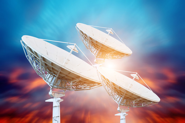 satellite dish antennas - Photo, Image