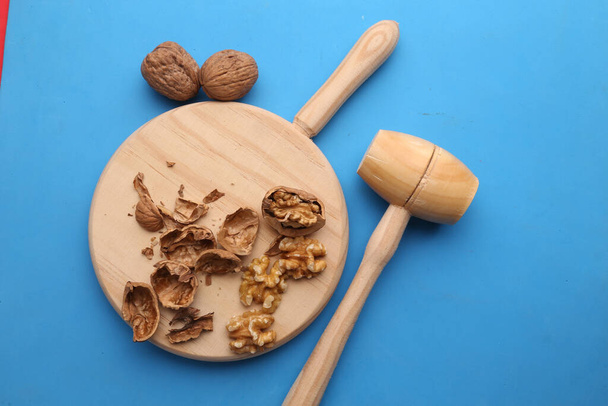 A delicious walnut nuts if peel - Photo, Image