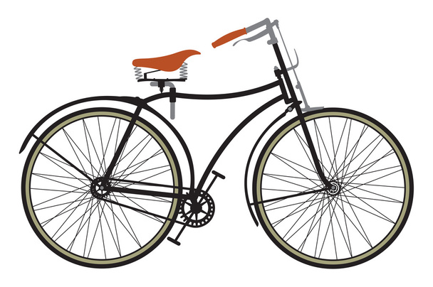 retro rower - Wektor, obraz
