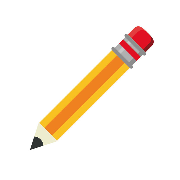 outil crayon icône de style plat - Vecteur, image