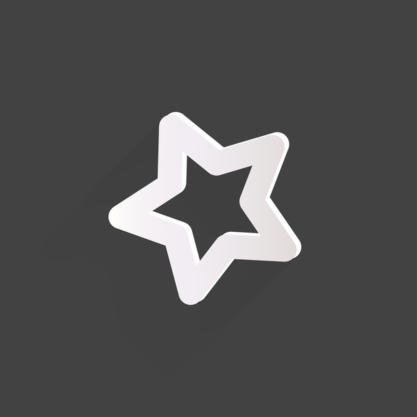 Estrella icono web favorito
 - Vector, Imagen