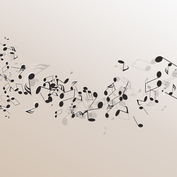 Abstract musical background - Vector, Imagen