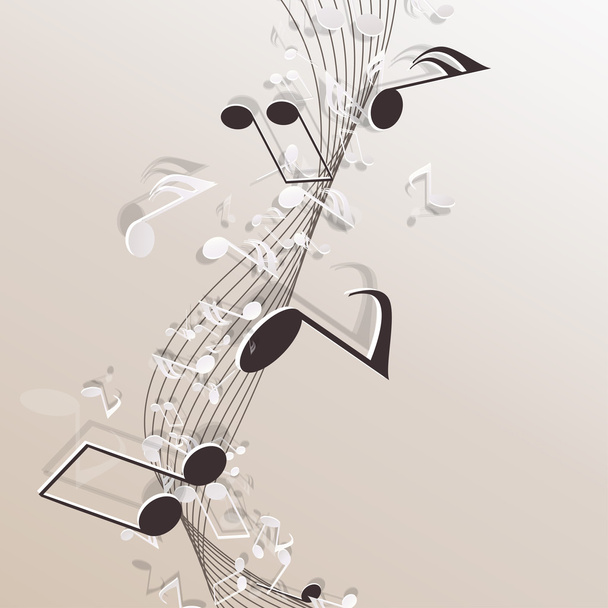 Abstract musical background - Vector, Imagen