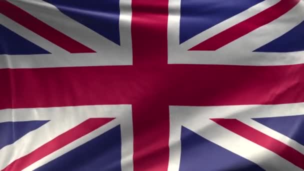 Flaga Zjednoczone Królestwo 3D Loop - Materiał filmowy, wideo