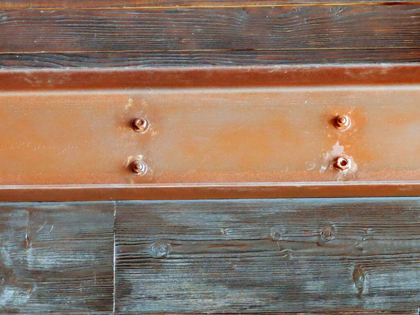 close-up view of wooden details in interior - Photo, image