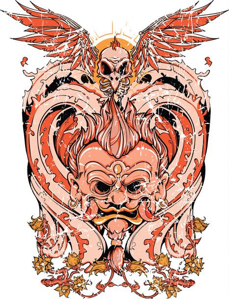 Oriental guard - Vector, Image