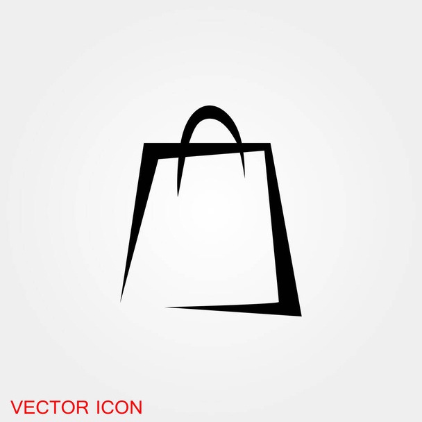Zak icoon. Winkelmandje Vector illustratie - Vector, afbeelding