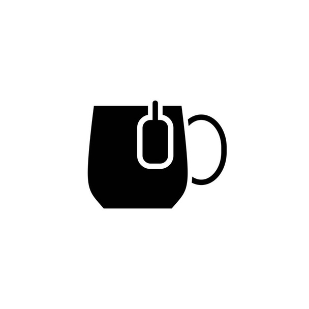 Illustration Graphique vectoriel du modèle d'icône de tasse de thé - Vecteur, image