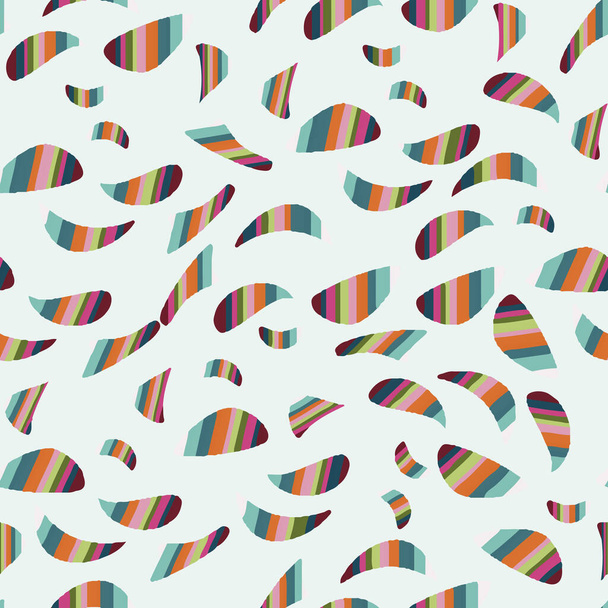 Rainbow fantasy vorm répéter motif impression arrière-plan - Vecteur, image