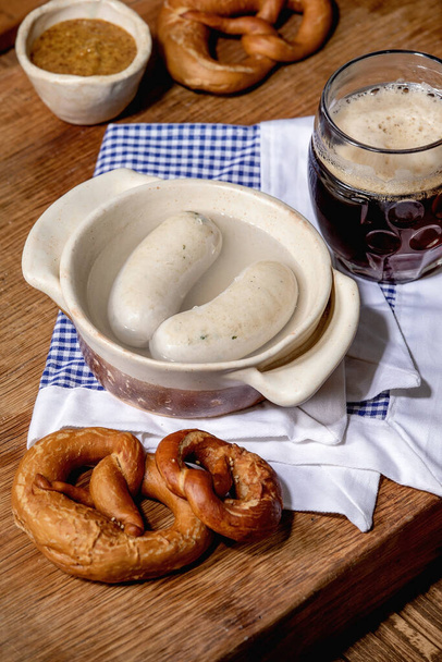 Bavarian traditional sausages - Foto, Imagem