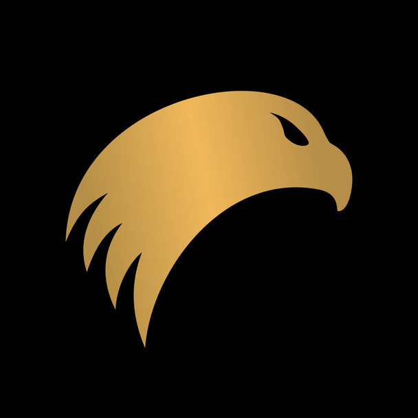 Falkenkopf modernes Logo kreatives Konzept - Vektor, Bild