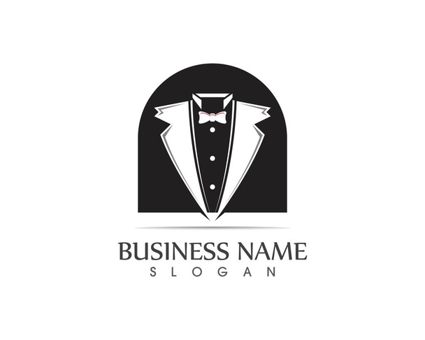 Tuxedo logo design template - Vector, Image
