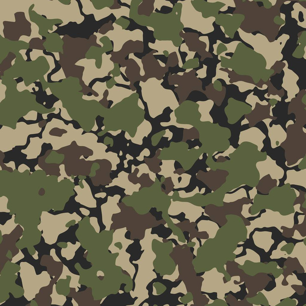 Textura maskování vojenské opakuje armádní ilustrační design - Vektor, obrázek