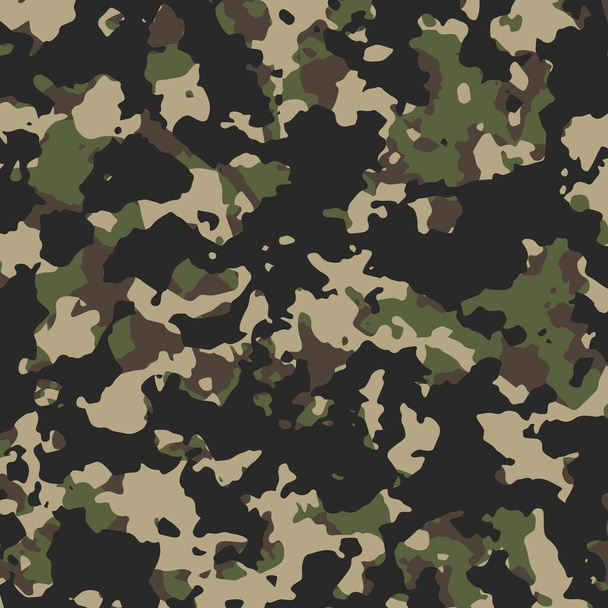 Textura camuflagem militar repete exército ilustração design
 - Vetor, Imagem