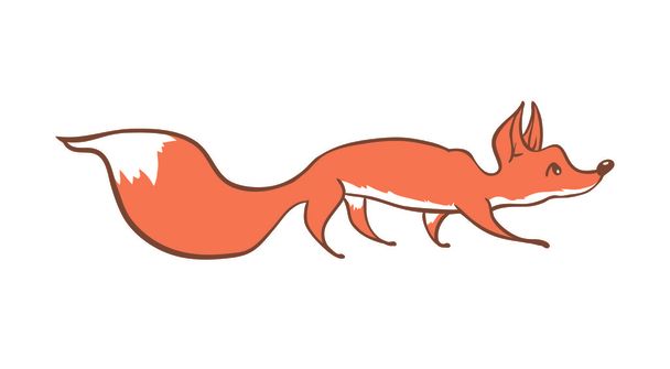 Little fox - Vector, Image