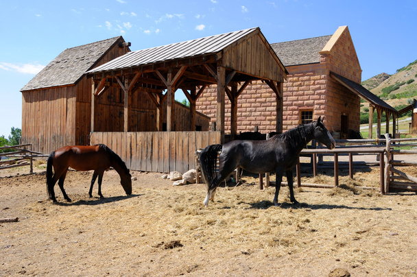 Historic Stable at This is the Place Monument in Utah - Photo, Image