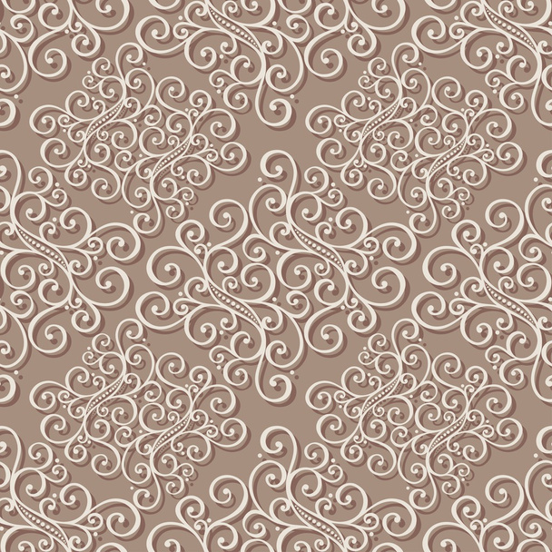 Seamless Ornate Pattern - Wektor, obraz