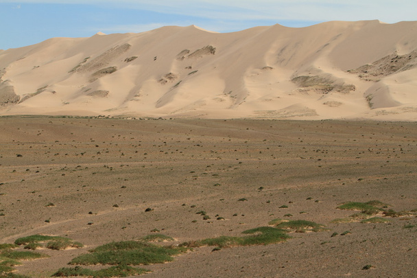 砂漠にモンゴルのゴビ砂漠 - 写真・画像