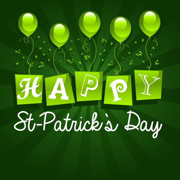 St Patrick's Day Background - Vector, Image