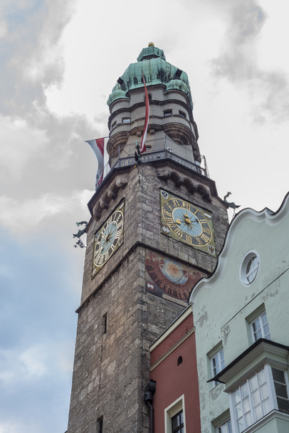 Πύργος της πόλης στο Ίνσμπρουκ, Αυστρία. - Φωτογραφία, εικόνα