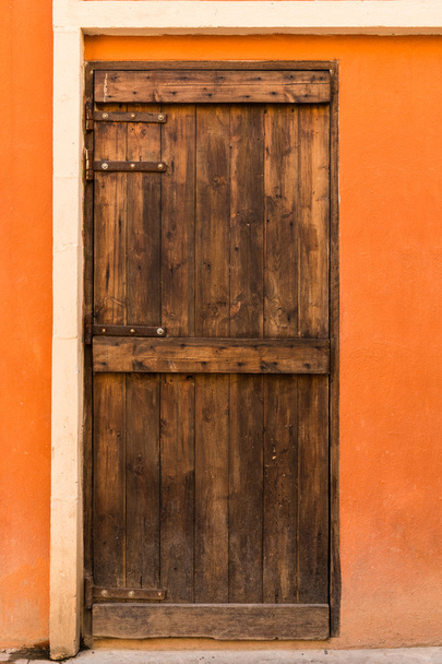 staré dřevěné dveře - Fotografie, Obrázek