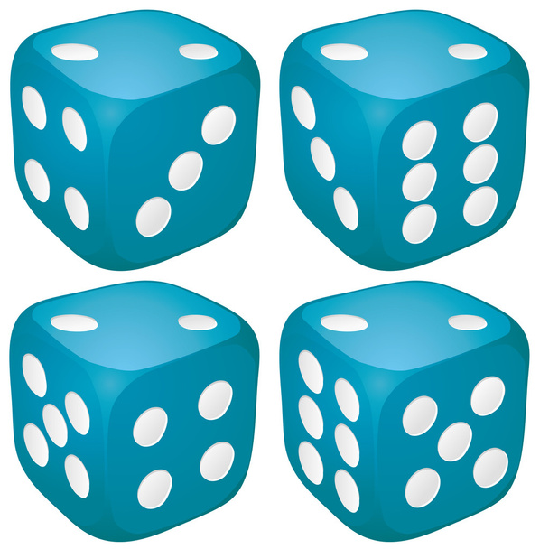 Two Dice - Vector, Image