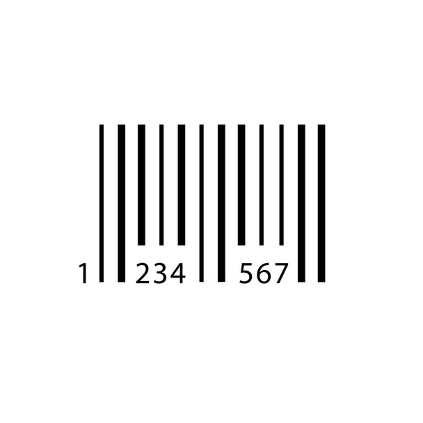 Εικονογράφηση Διανυσματικό γραφικό του προτύπου εικονιδίου barcode - Διάνυσμα, εικόνα