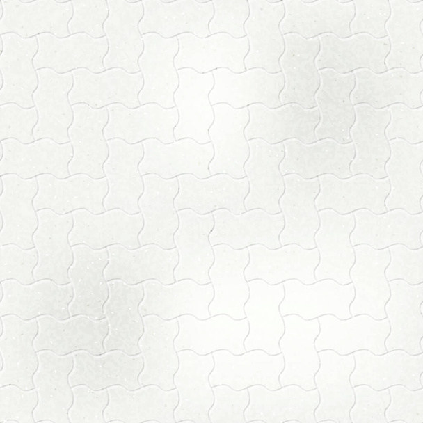 Pavimentación de piedra. Fondo de textura de pavimento de ladrillo transparente. Ladrillos blancos. Ilustración vectorial - Vector, Imagen