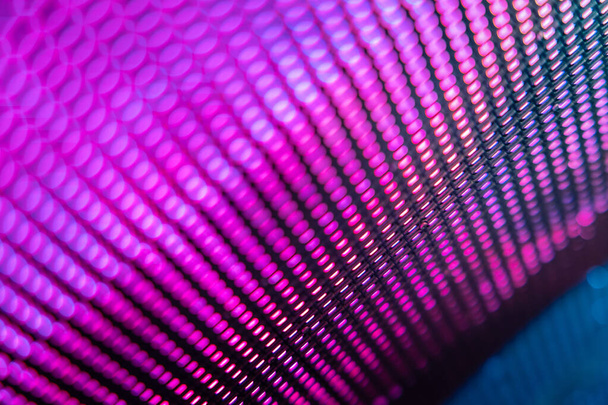 CloseUp LED blurred screen. LED soft focus background. abstract background ideal for design. - Photo, Image